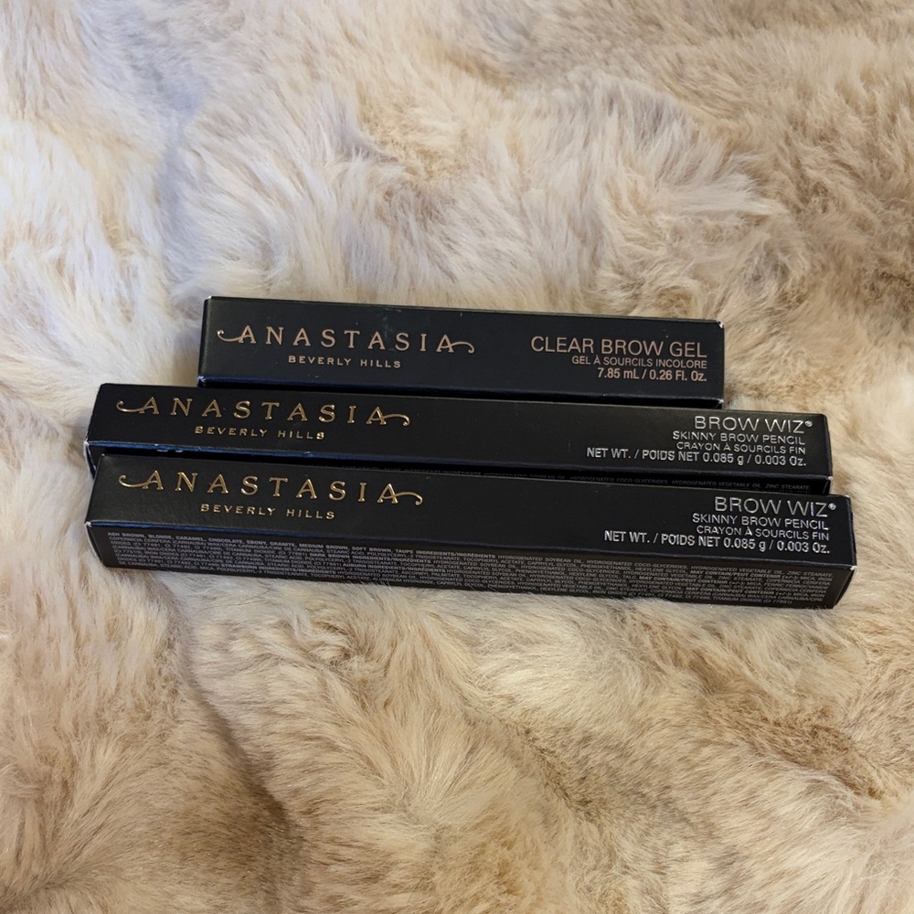 Anastasia Beverly Hills Black Brow Wiz & Clear Brow Gel Set soft brown